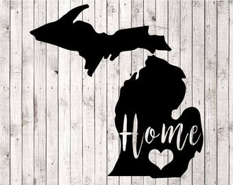Free Free 159 Michigan Home Svg SVG PNG EPS DXF File