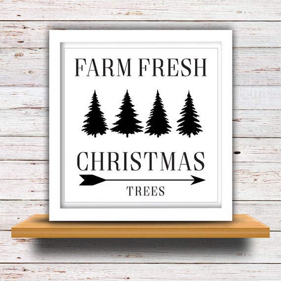 Download Free Farm Fresh Christmas Trees Farm Fresh Svg Farmhouse High Etsy SVG DXF Cut File