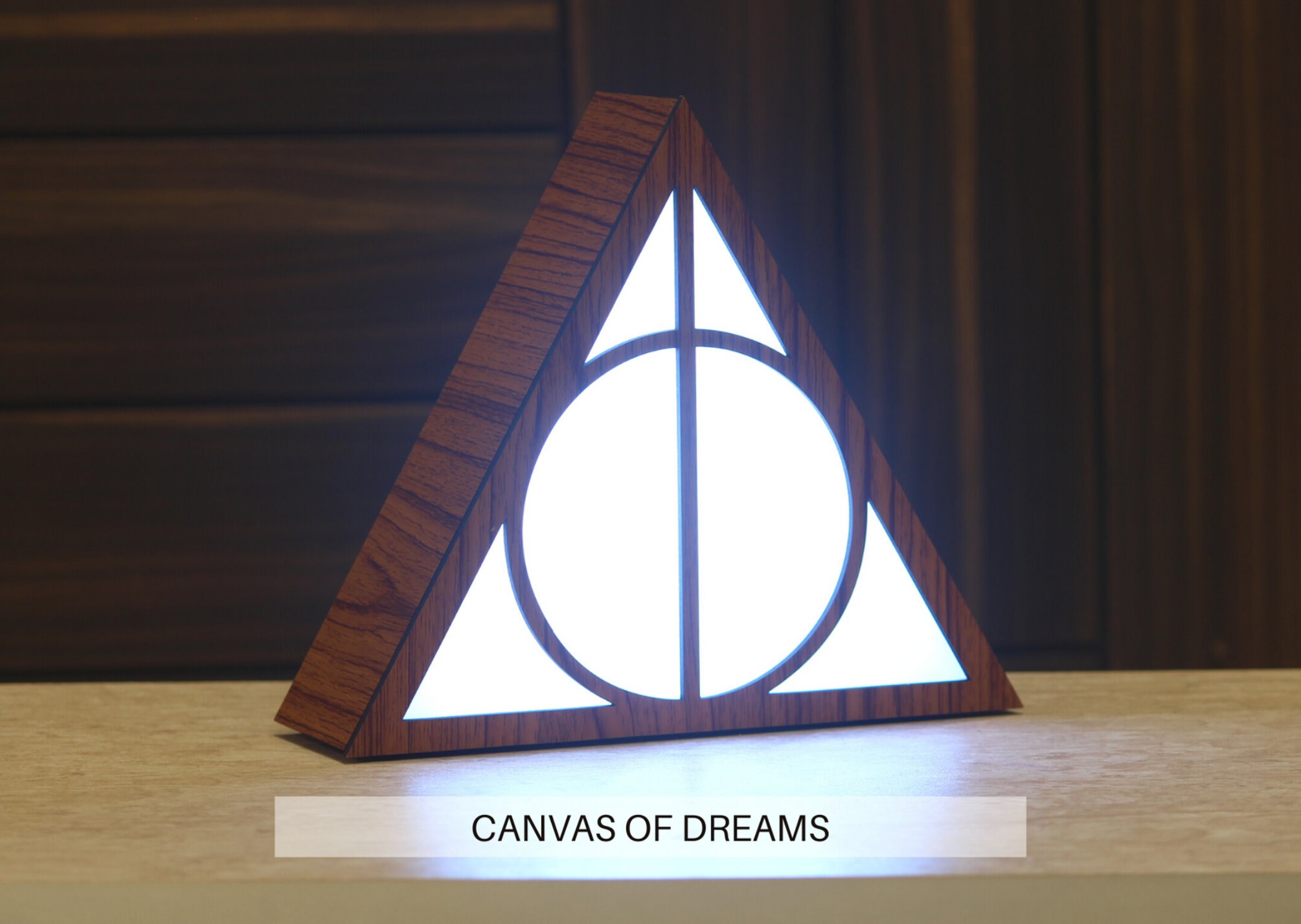Harry Potter Deathly Hallows Light Box with 60 Color Effects Etsy