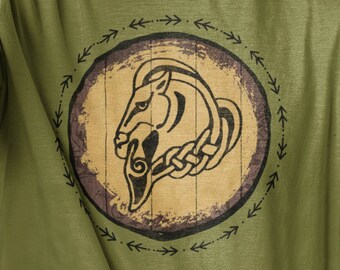 Classic Viking Horse Shield T-shirt