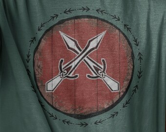 Classic Viking Swords Shield T-shirt