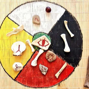 Witchstones Bone Reading Divination Forecast