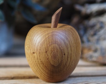 Wooden Apple keepsake. Cremation urn. Keep a token of a loved ones ashes in an attractive, discrete and secure wooden apple. Miniature urn