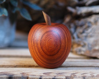 Wooden Apple keepsake. Cremation urn. Keep a token of a loved ones ashes in an attractive, discrete and secure wooden apple. Miniature urn.