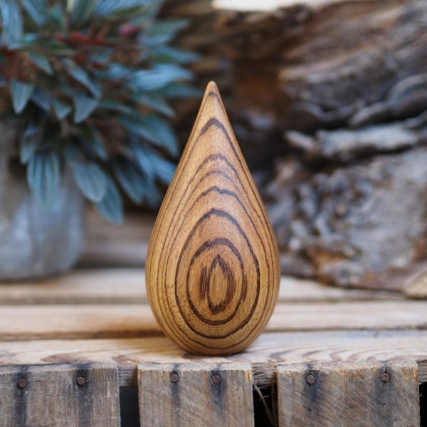 Zebrano Holz Urne: Miniatur Urne
