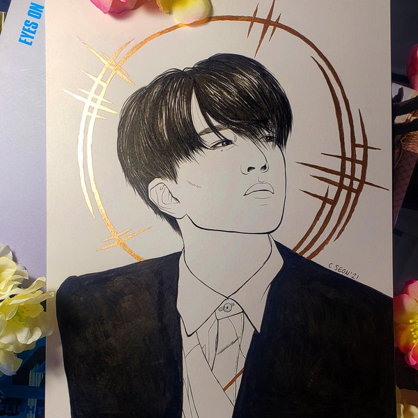 GOT7 Choi Youngjae portrait | IGOT7 | Ahgase | Ars | CYJ | You Calling My Name