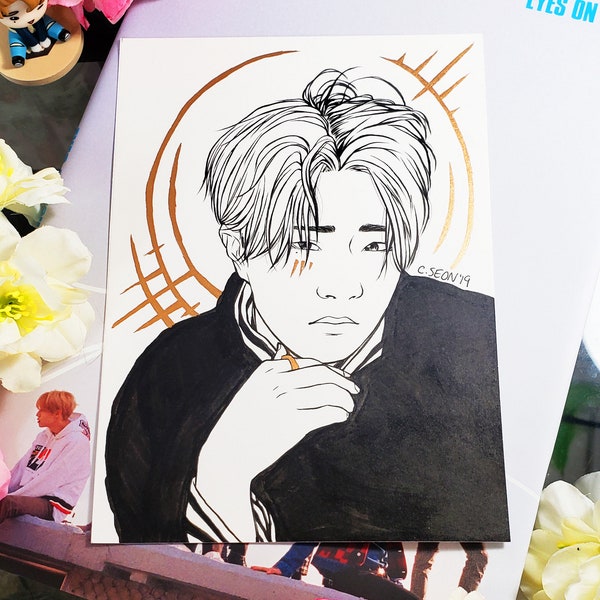 GOT7 Choi Youngjae mini portrait | IGOT7 | Ahgase | CYJ | ARS