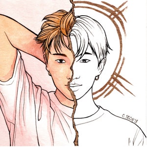BTS RM | Love Yourself | Kpop Fine Art Print