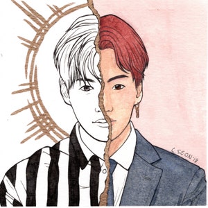 BTS J-hope | Love Yourself | Kpop Fine Art Print - Etsy
