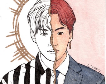 BTS J-hope | Love Yourself | Kpop Fine Art Print - Etsy