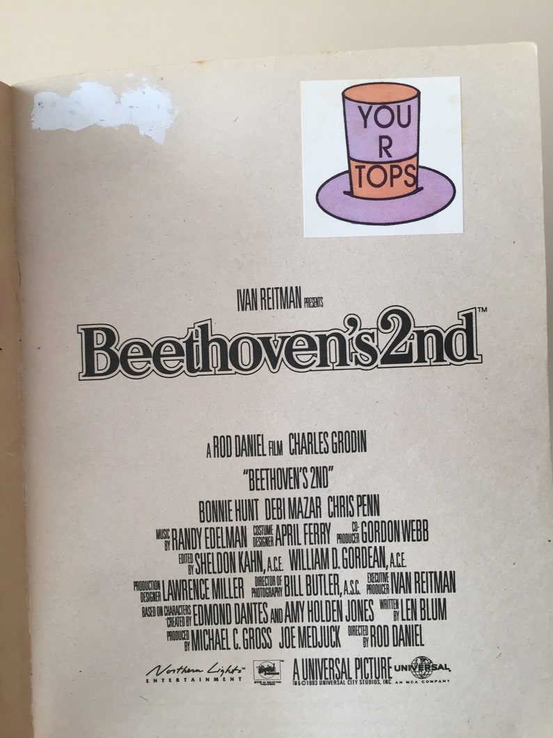 1993 Beethoven's 2nd 1993 Beethoven's 2nd