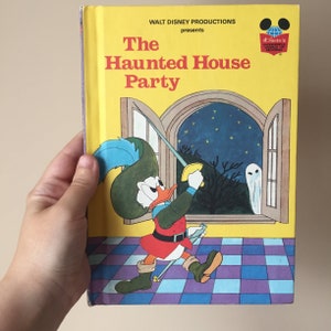 1981 The Haunted House Party - Walt Disney Presents - Disney&#39;s Wonderful World of Reading - Hardcover - Vintage and Used Book