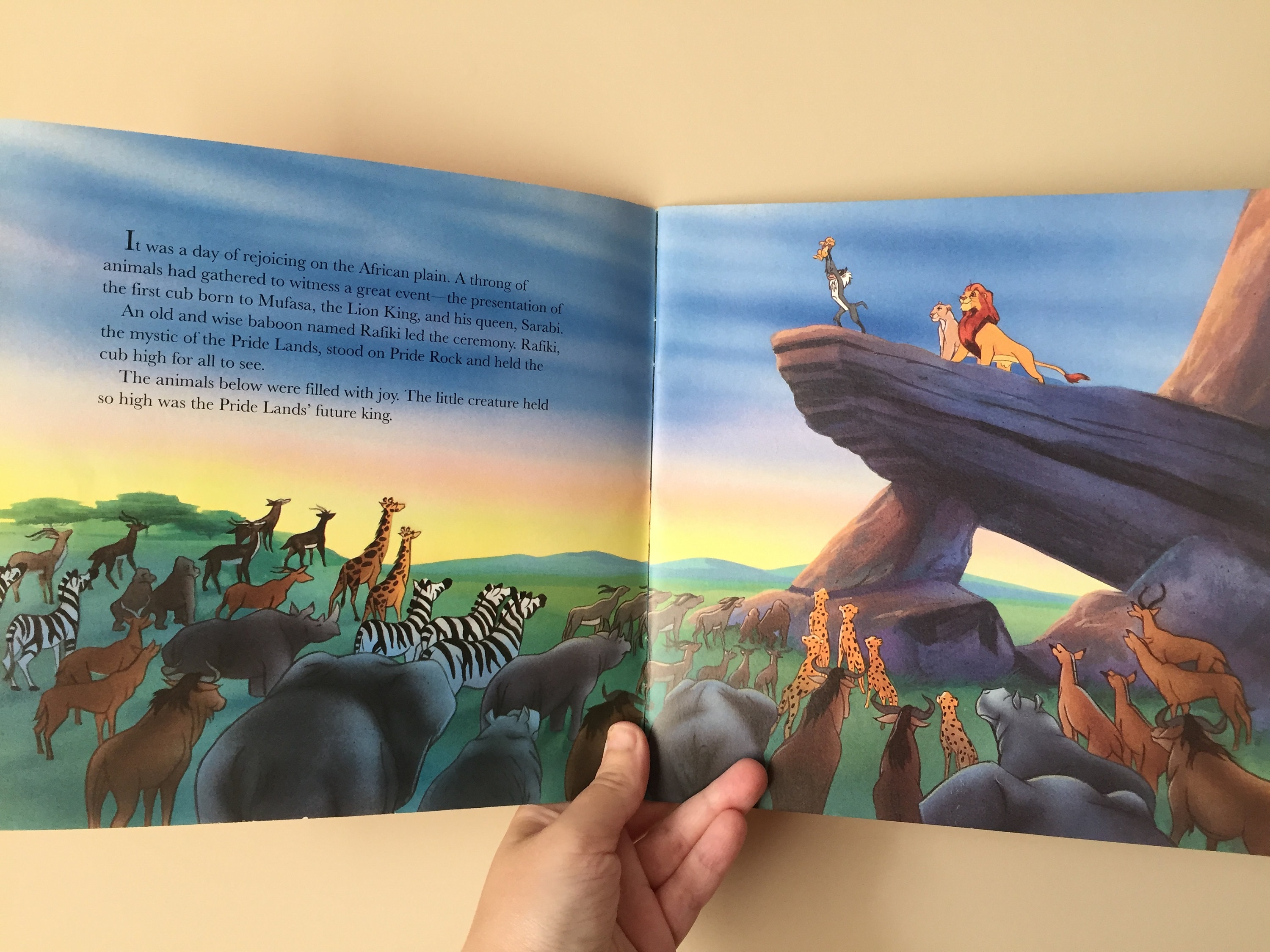The Golden Lion King Chapter 1 1994 Disney's the Lion King A Golden Book Adapted by - Etsy