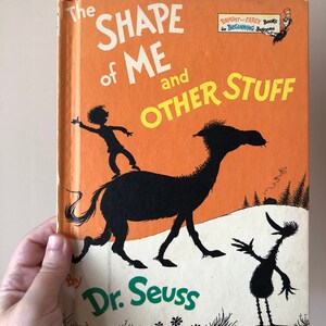 1981 The Shape of Me and Other Stuff by Dr Seuss - Vintage and Used Book Hardcover Children’s Book Bright & Early Book For Beginners