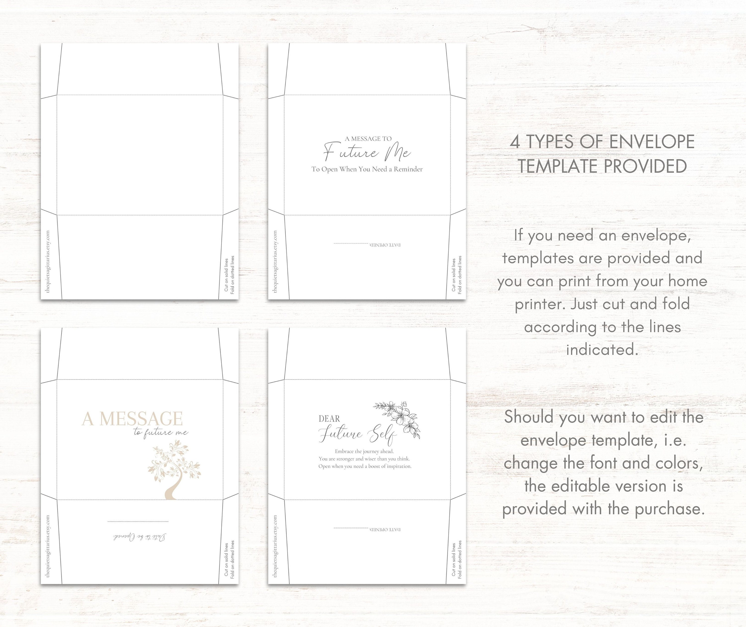Time Capsule Letter Template Personalized Letter to Future Me Time Capsule Letter Template Personalized Letter to Future Me