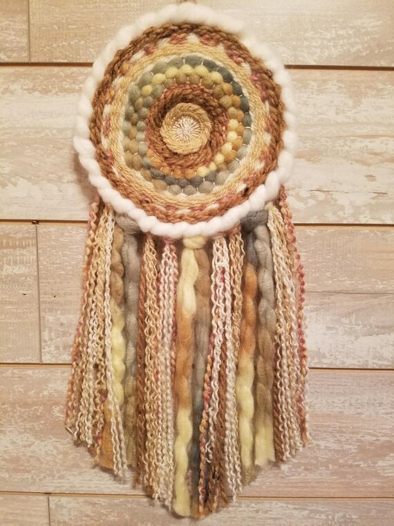 Circular Woven Wall Hanging Etsy