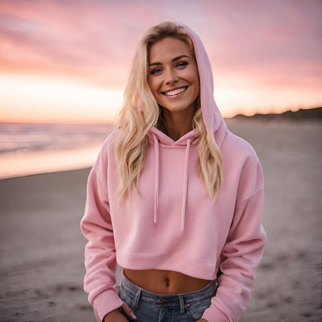 Women's Ultra Soft Cropped Hoodie, Premium Cropped Hoodie, Comfy Hoodie ...