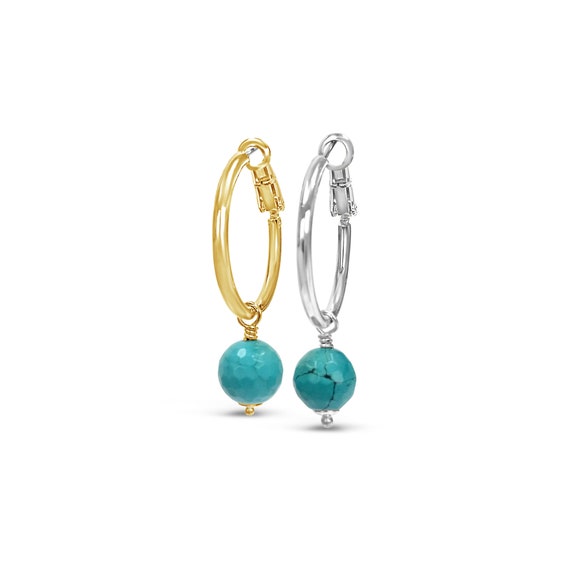 turquoise birthstone earrings
