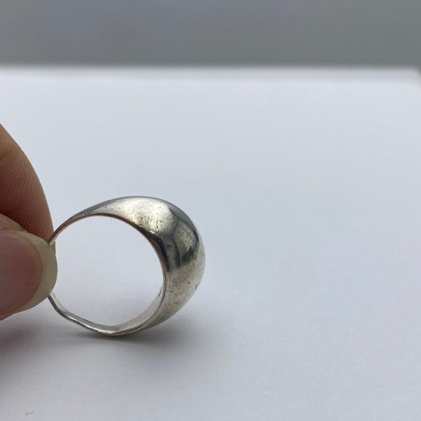 Vintage Modernist Aarikka Ring made by Kaija Aarikka , 1960s, Made in Finland