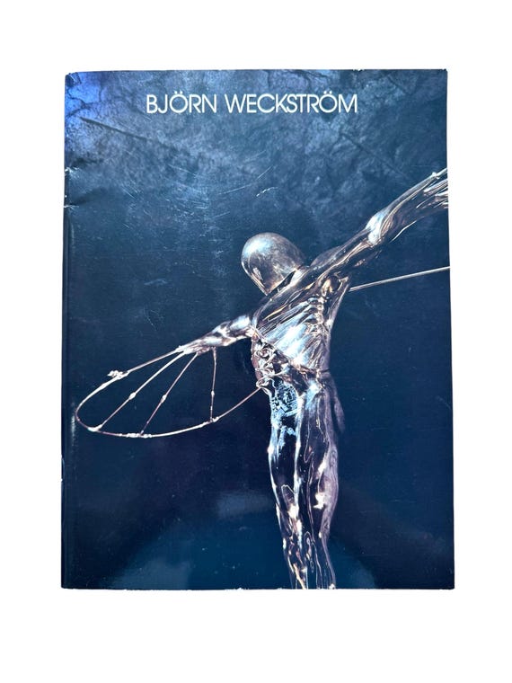 A Rare book about Bjorn Weckström, 1986