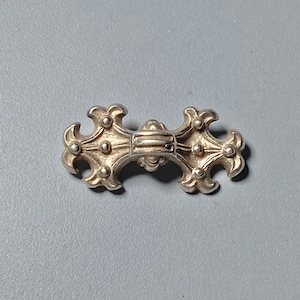 Solid/Old/ rare / original handmade Kalevala Koru sterling silver brooch made in 1964, Made in Finland