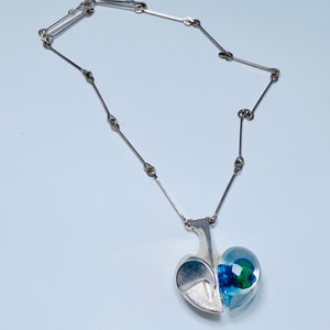 Original from 1977/Modernist/Rare Lapponia pendant named Space Apple designed by Bjorn Weckström, Made in Finland