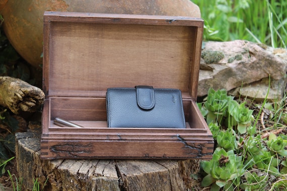 Mens Leather Personalized Jewelry Box Men Personalized Wooden - Main Image