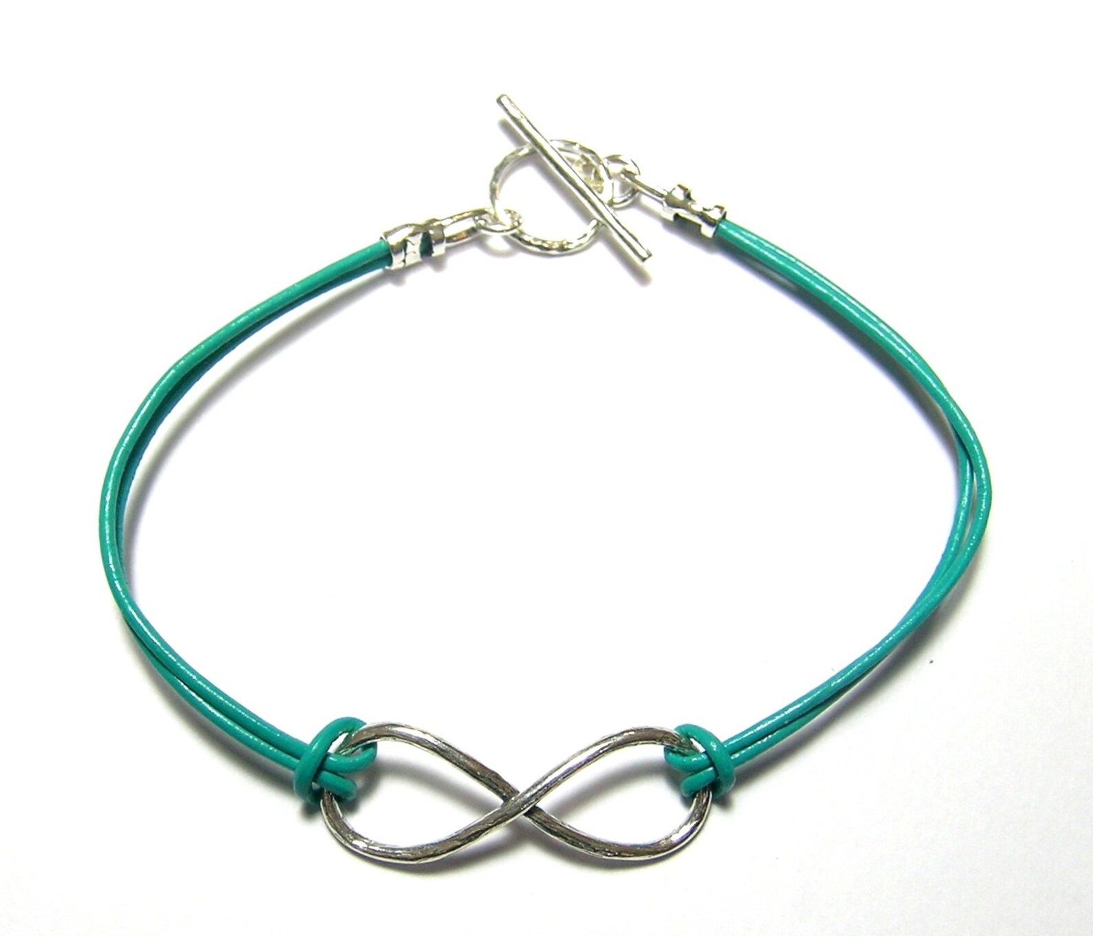 Infinity Charm Bracelet Leather Wire Jewelry BFF Choker Etsy