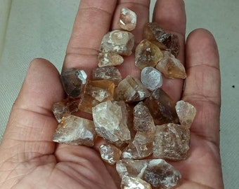150carat32*32mm Topaz Crystal stone for wire wrap raw rough gemmy topaz crystal from Pakistan
