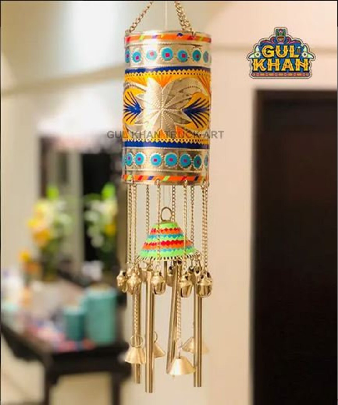 Truck Art Wind Chimes/ Jingle / Truck Art Pakistan/ Present / Etsy