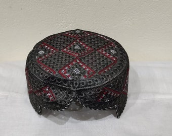 Multicolor Cap Handmade Hat Sindhi Topi 