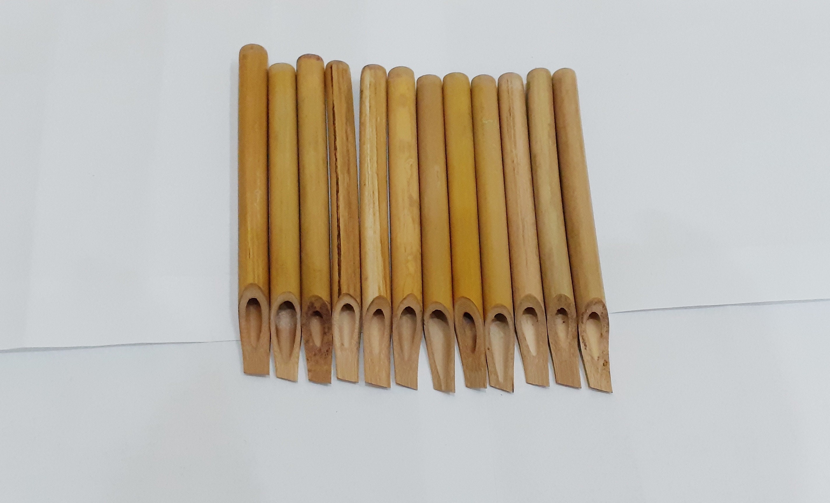 12 Pcs Arabic Calligraphy Reed Pen Qalam Kalam Bamboo Handmade Etsy UK
