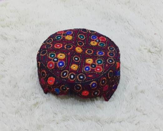 Multicolor Cap Handmade Hat Sindhi Topi 