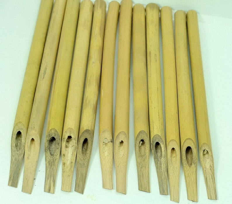 12 Pcs Arabic Calligraphy Reed Pen Qalam Kalam Bamboo Handmade Etsy