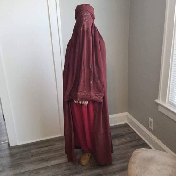Afghan Burka Qater Burqa Hijab Women Niqab Chador Abaya Saudi Arab Muslim Jilbab Specialty