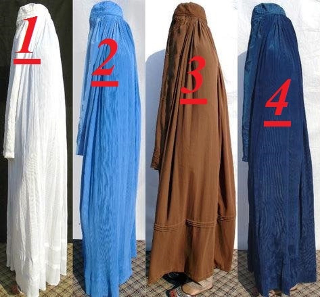 Afghan Burqa Niqab Burka Muslim Abaya Chador Handmade Women
