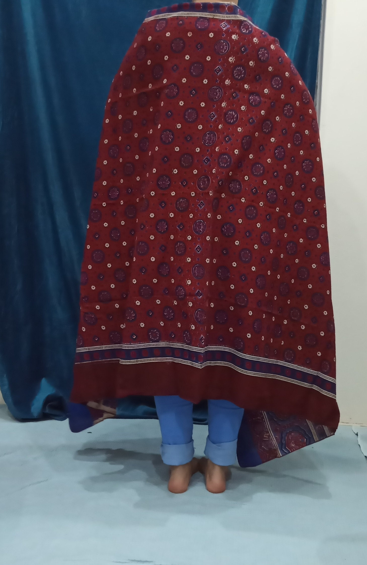 ajrak shawl men