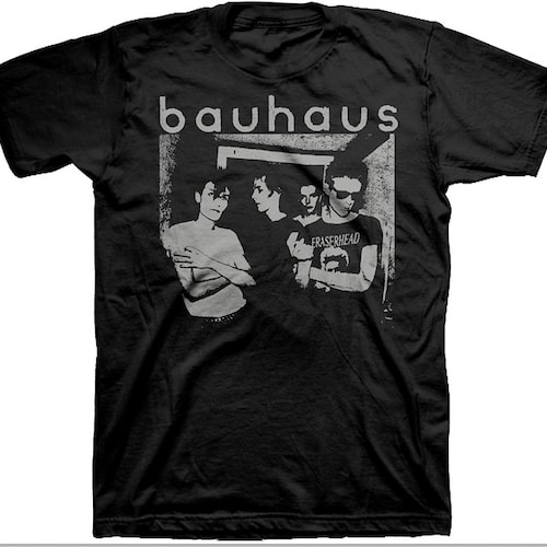 Bauhaus アート Tシャツ 黒 Bauhaus Group Tee - Etsy