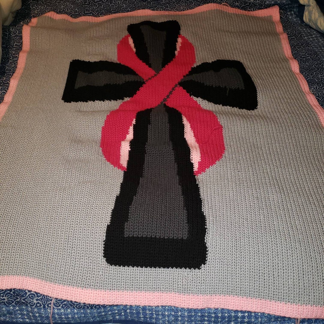 Cancer Awareness Graphghan - Etsy