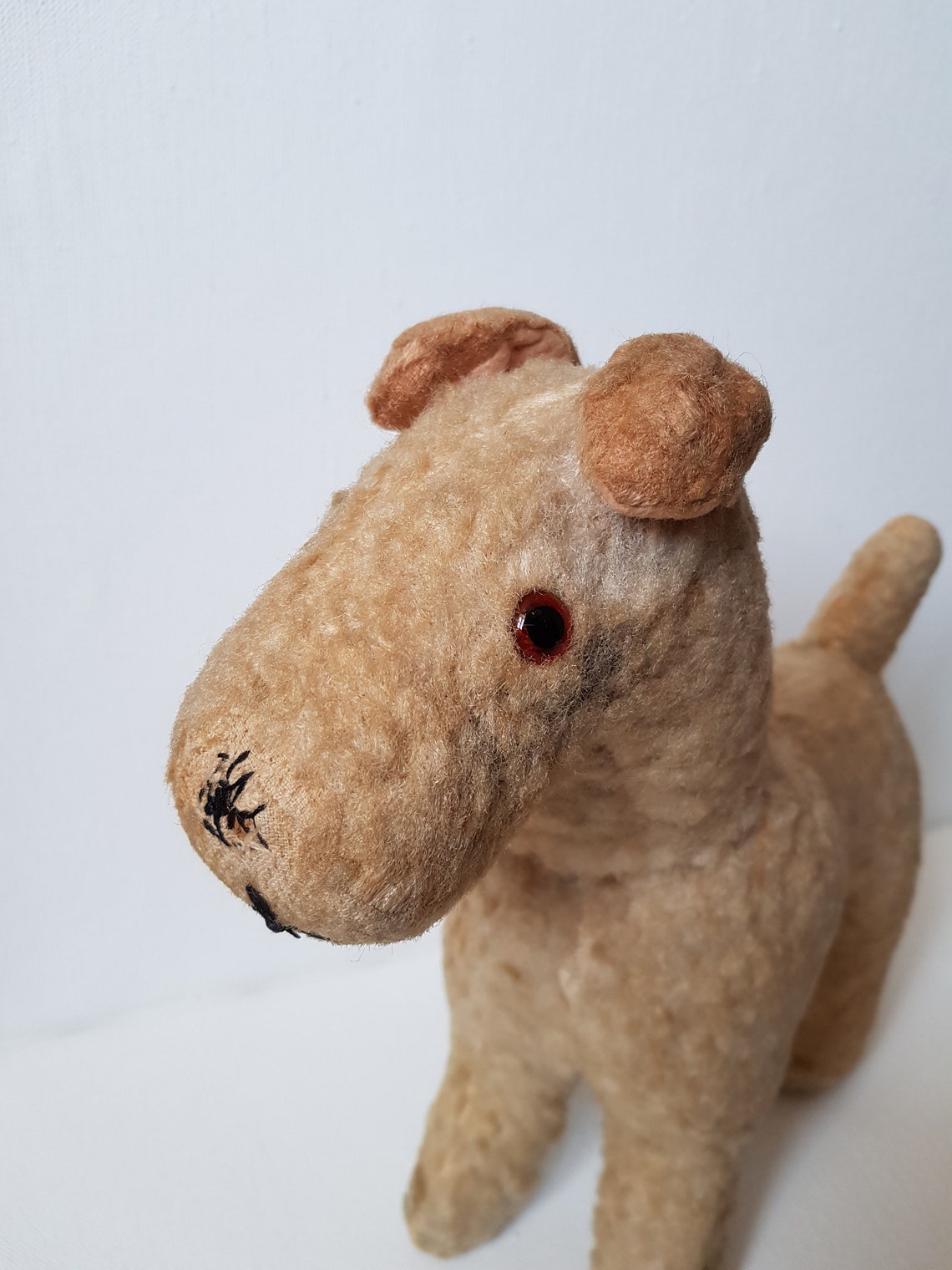 Vintage Animal Toy Dog Raresoviet Plush Dogrussian Soft Toy Etsy