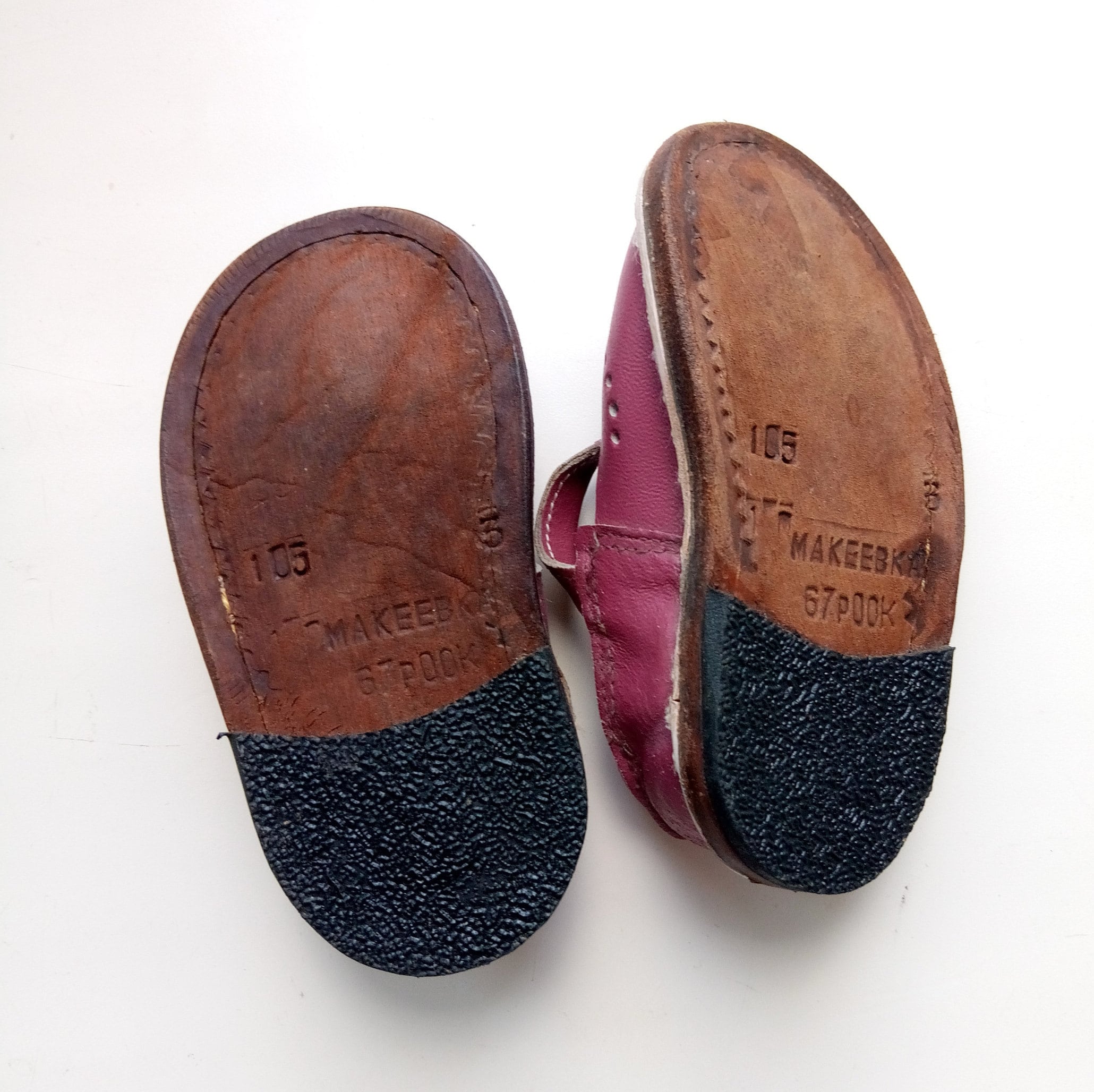 Vintage Leather Unused Shoessoviet Baby Sandals1970 Leather - Etsy