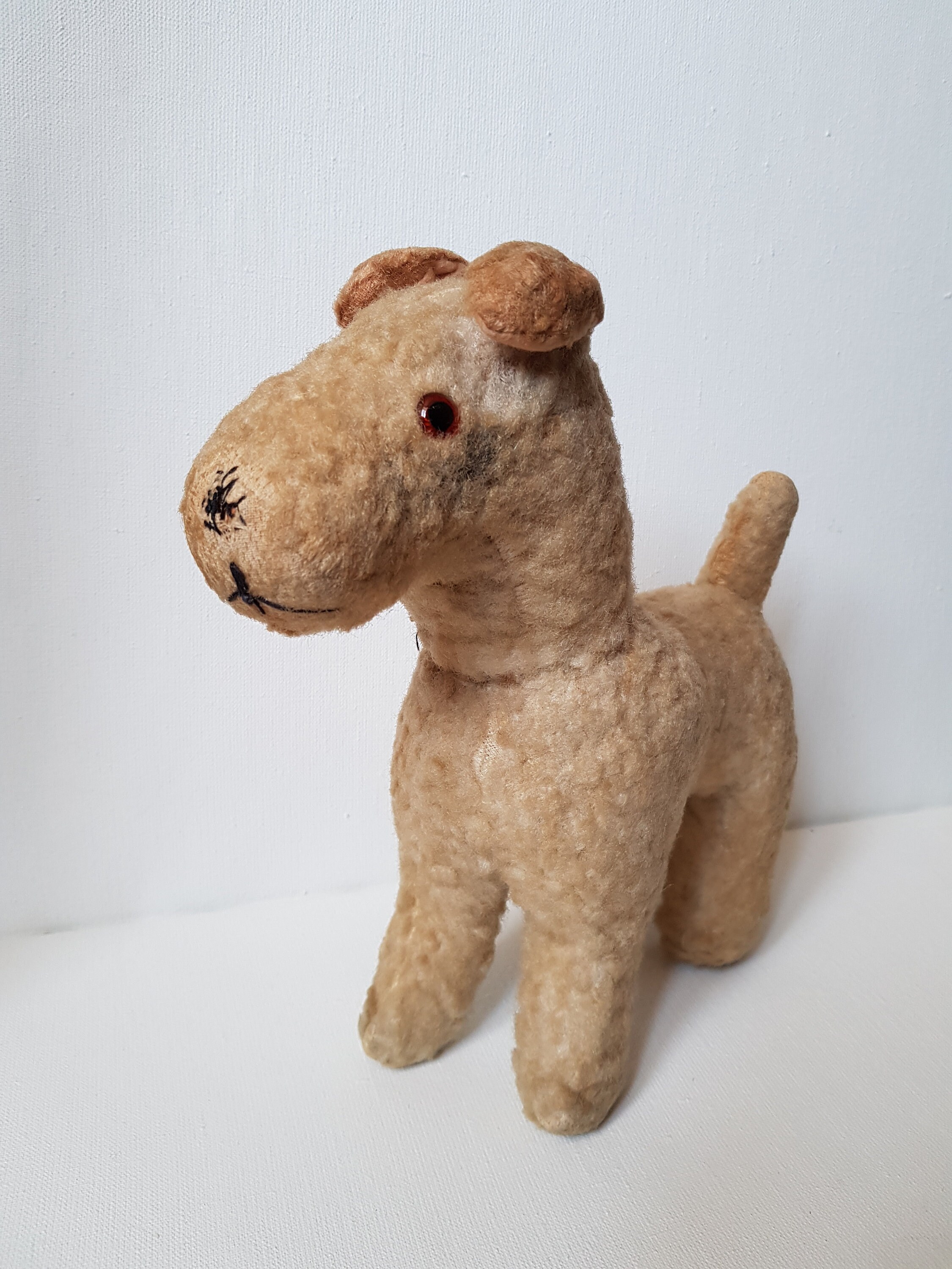 Vintage Animal Toy Dog Raresoviet Plush Dogrussian Soft Toy Etsy