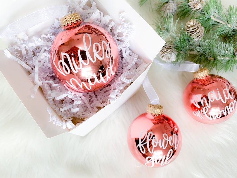 Will you be My Flower Girl Christmas Ornament Holiday Etsy