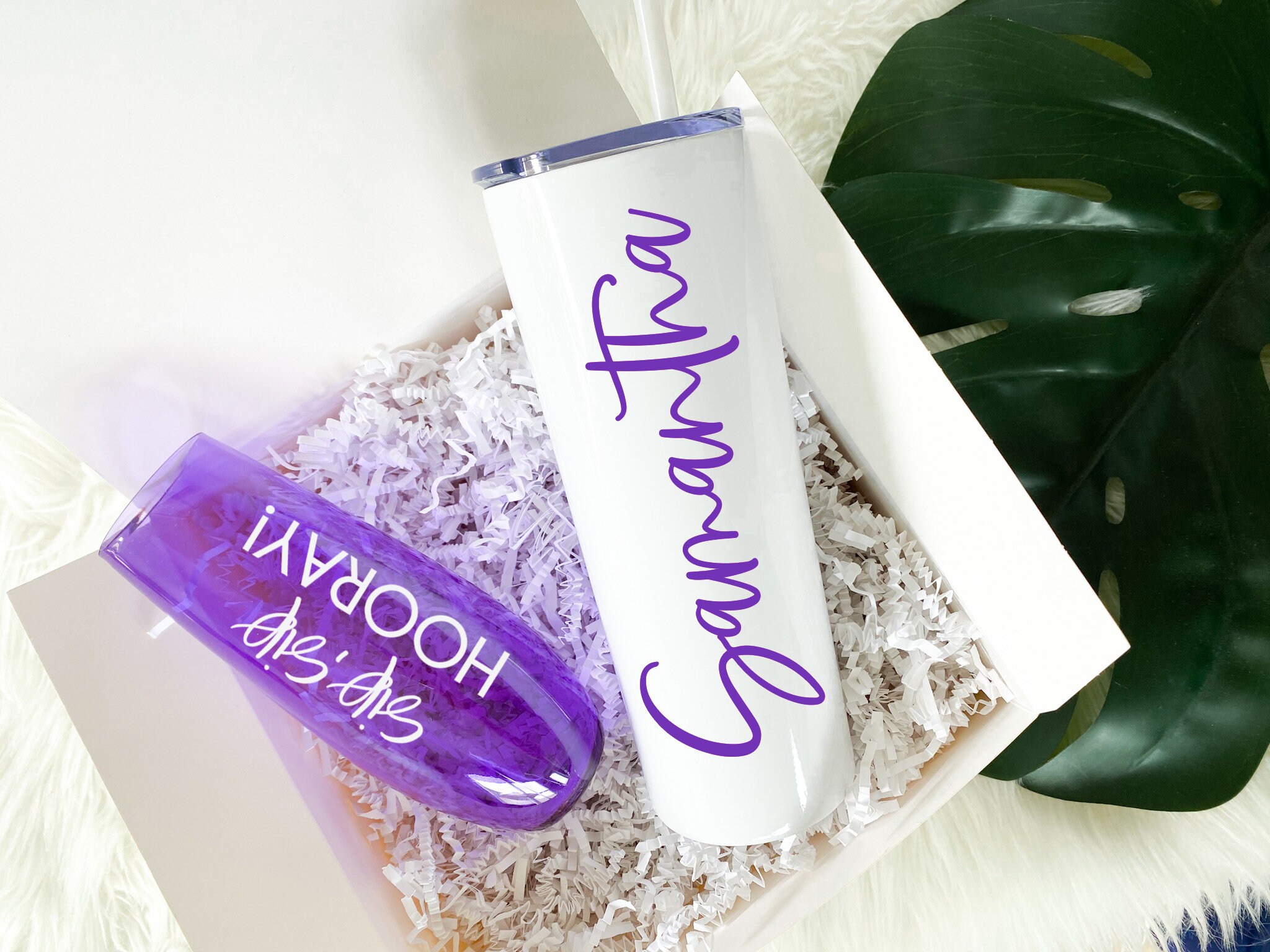 Quarantine Birthday Gift Box for Her Personalized Tumbler Etsy