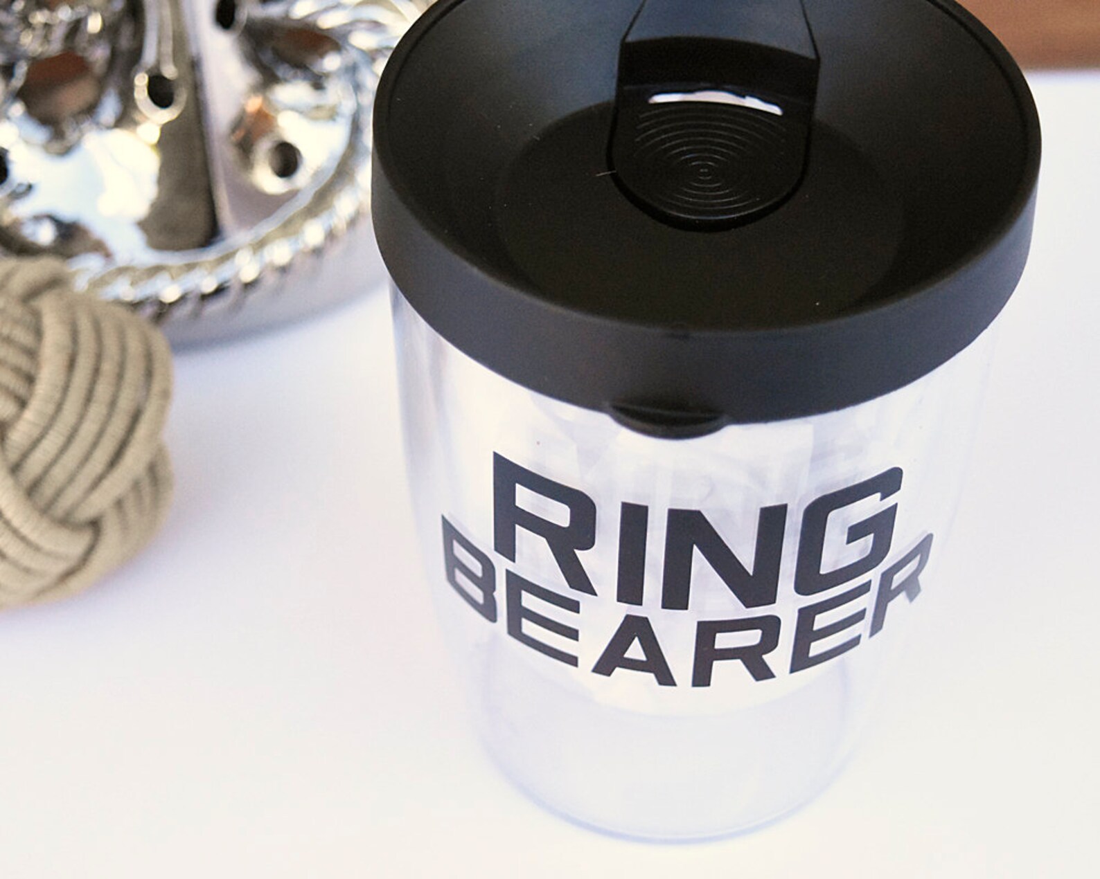 Ring Bearer Cup Ring Bearer Gift for Ring Bearer Tumbler Ring Etsy