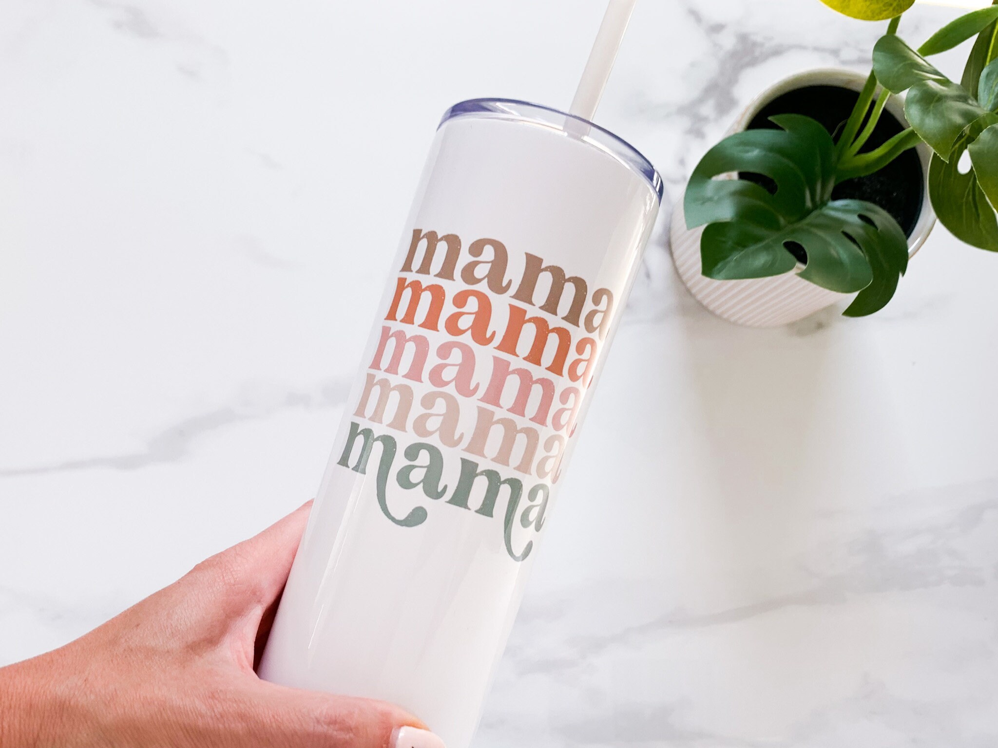 Retro Mama Tumbler Mom Tumbler New Mom Gift Mama Mug Etsy