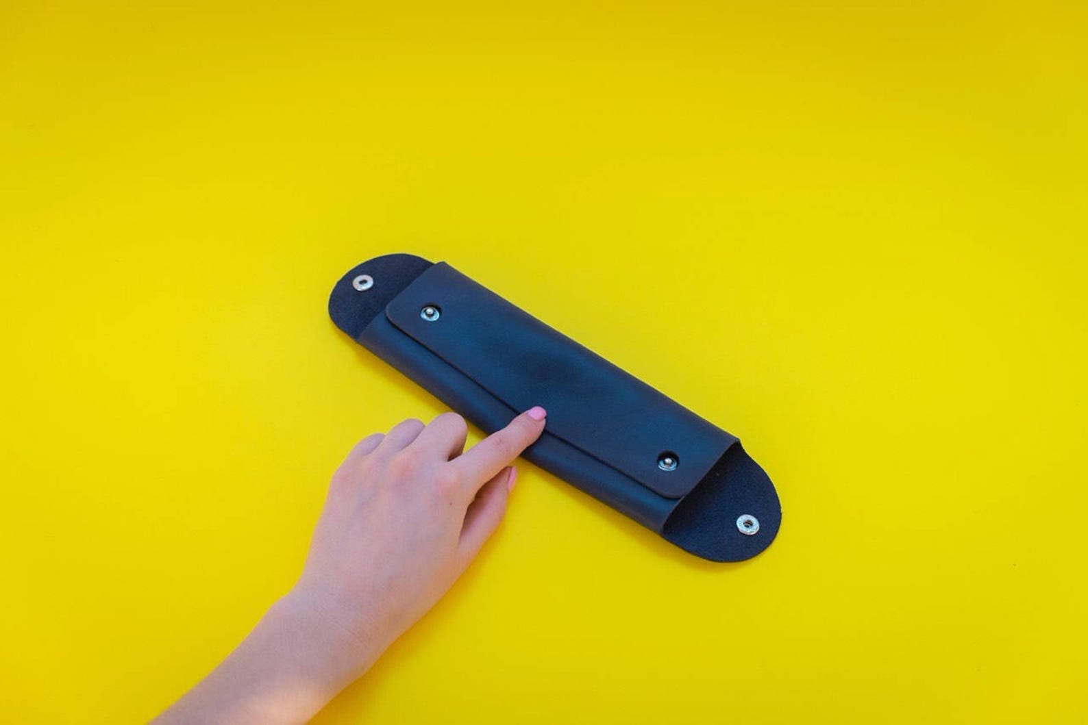 Pencil case Leather pencil case Fountain pen case cute Etsy