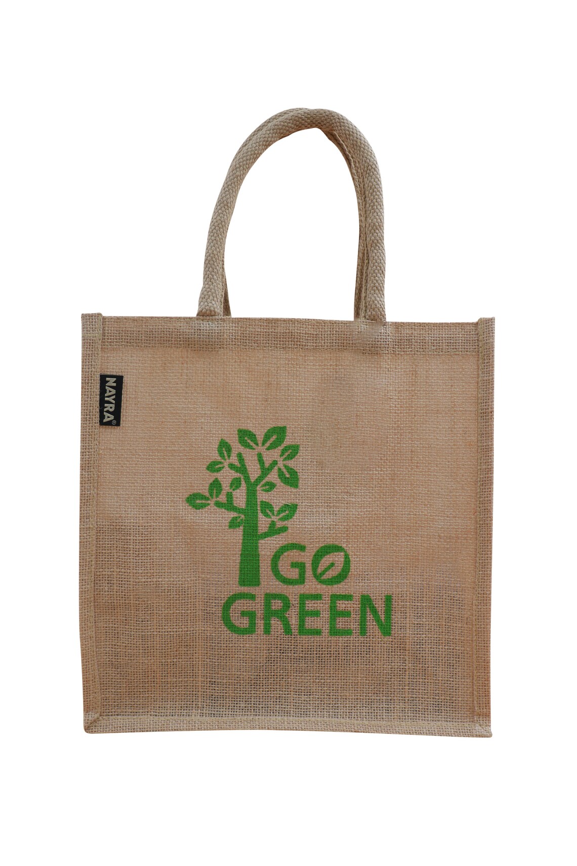 Nayra Ecofriendly Reusable Jute Tote Shopping Bags GO GREEN Etsy