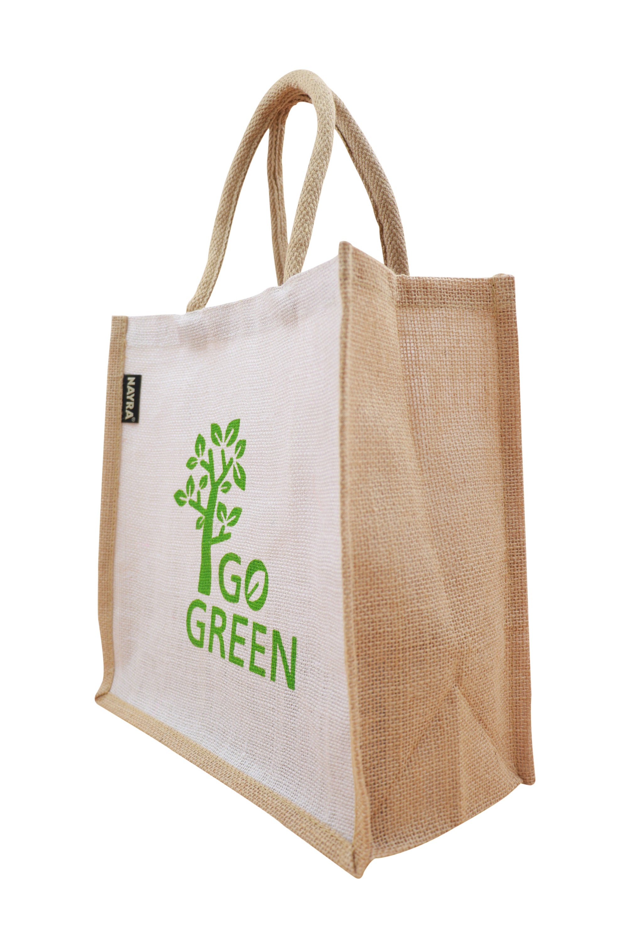 Nayra Ecofriendly Reusable Jute Tote Shopping Bags GO GREEN Etsy