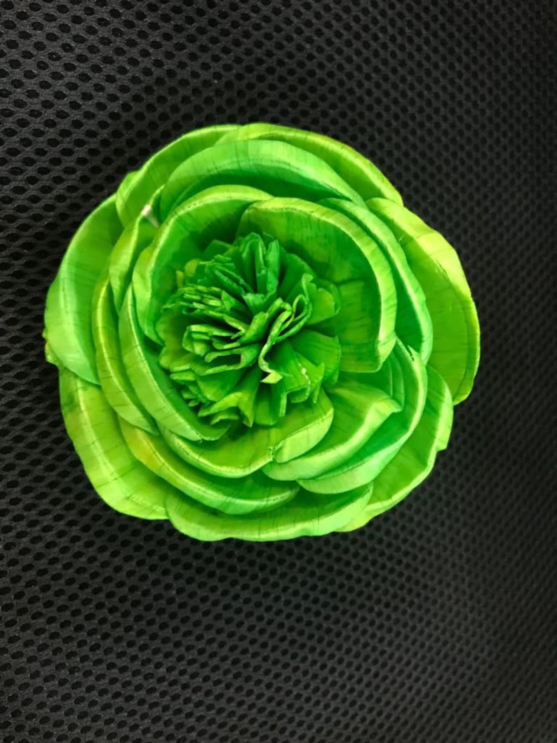 For 100 flowers Sola Wood Flower Green Polau 2 MOQ 10 in mixing quantity